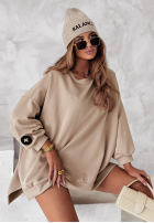 Sweatshirt oversize Active Queens Beige