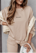 Sweat Set Minimal Beige