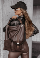 Skórzana Tasche Samuella Schokoladenbraun