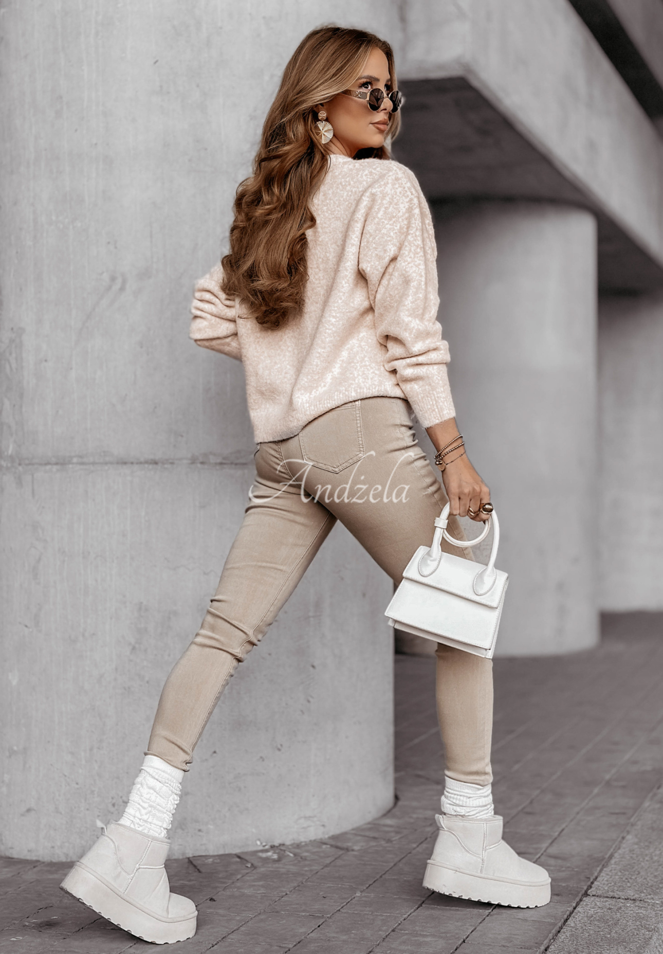 Skinny-Jeans Kendriss Beige