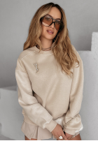 Sweatshirt oversize Be Better Beige