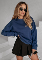 Sweatshirt oversize Be Better Blau