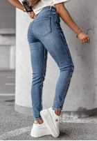 Hose Jeans z naszywkami Women With Vision ciemnoniebieskie