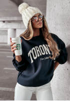 Sweatshirt z napisem Toronto Peace Graphite