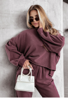 Sweatshirt oversize Everyday Style Burgunderrot