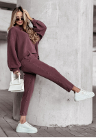 Sweatshirt oversize Everyday Style Burgunderrot