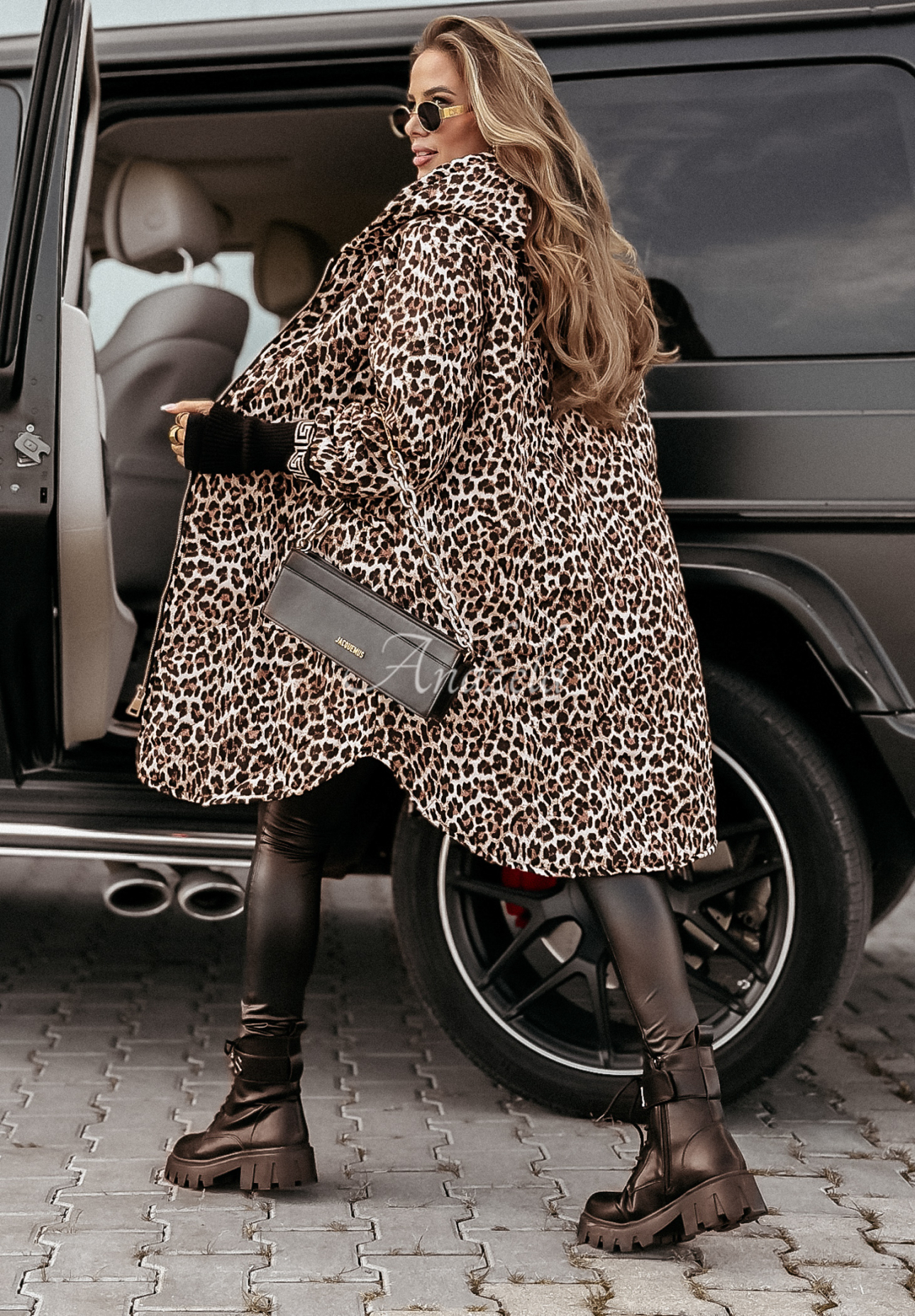 Jacke mit Kapuze Stylish Crowd Leopardenmuster