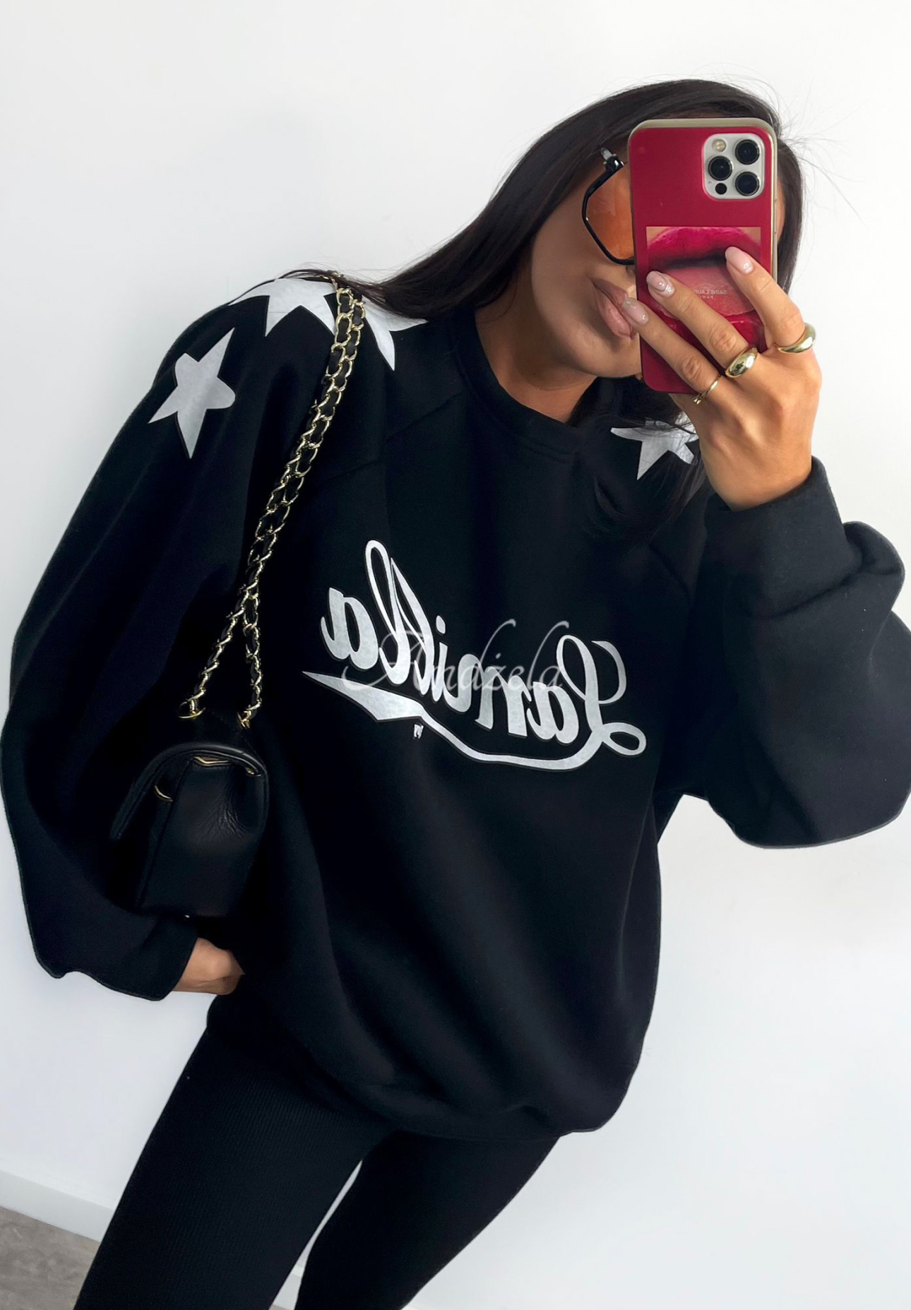 Sweatshirt mit Print La Milla Enjoy Schwarz