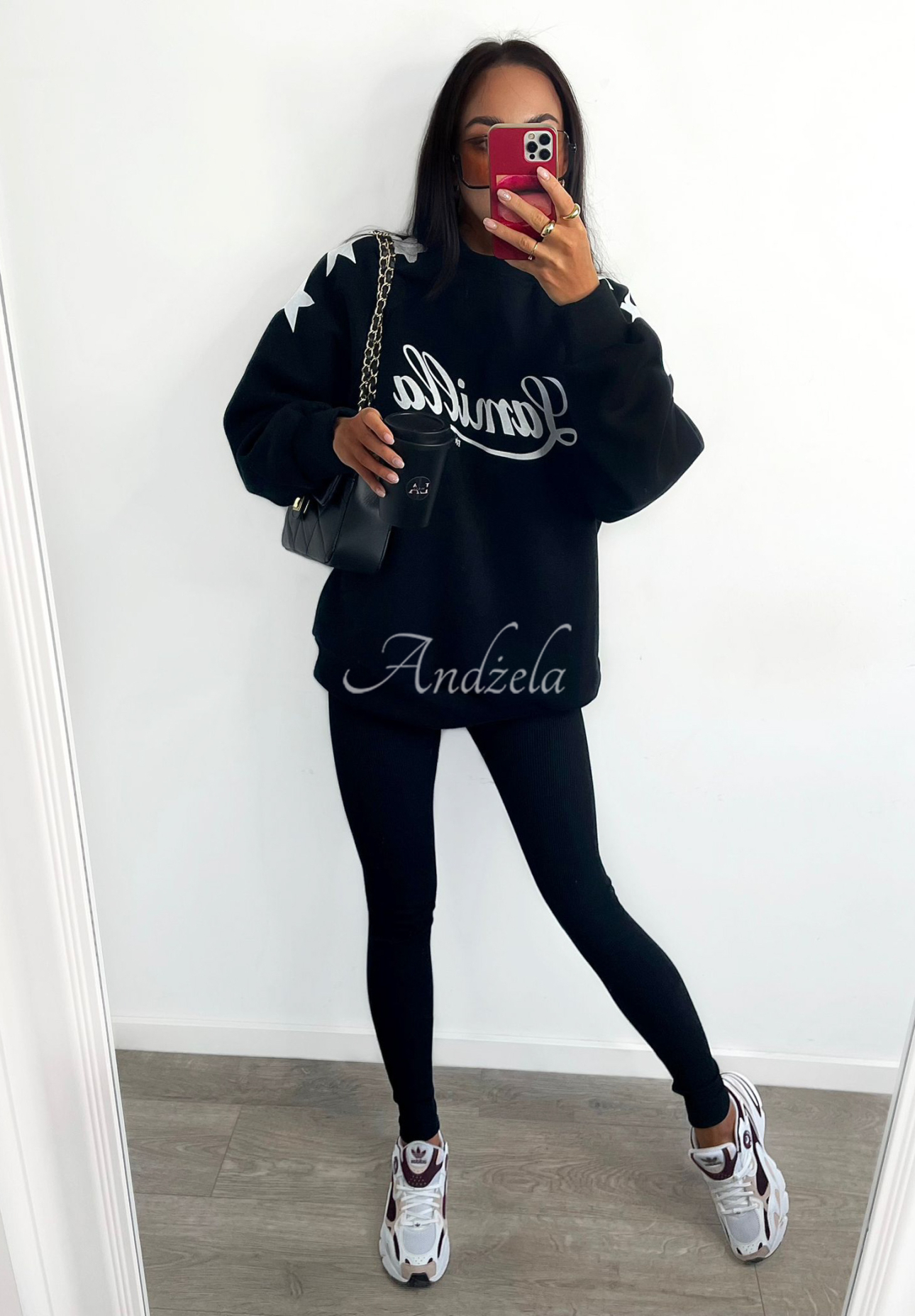 Sweatshirt mit Print La Milla Enjoy Schwarz