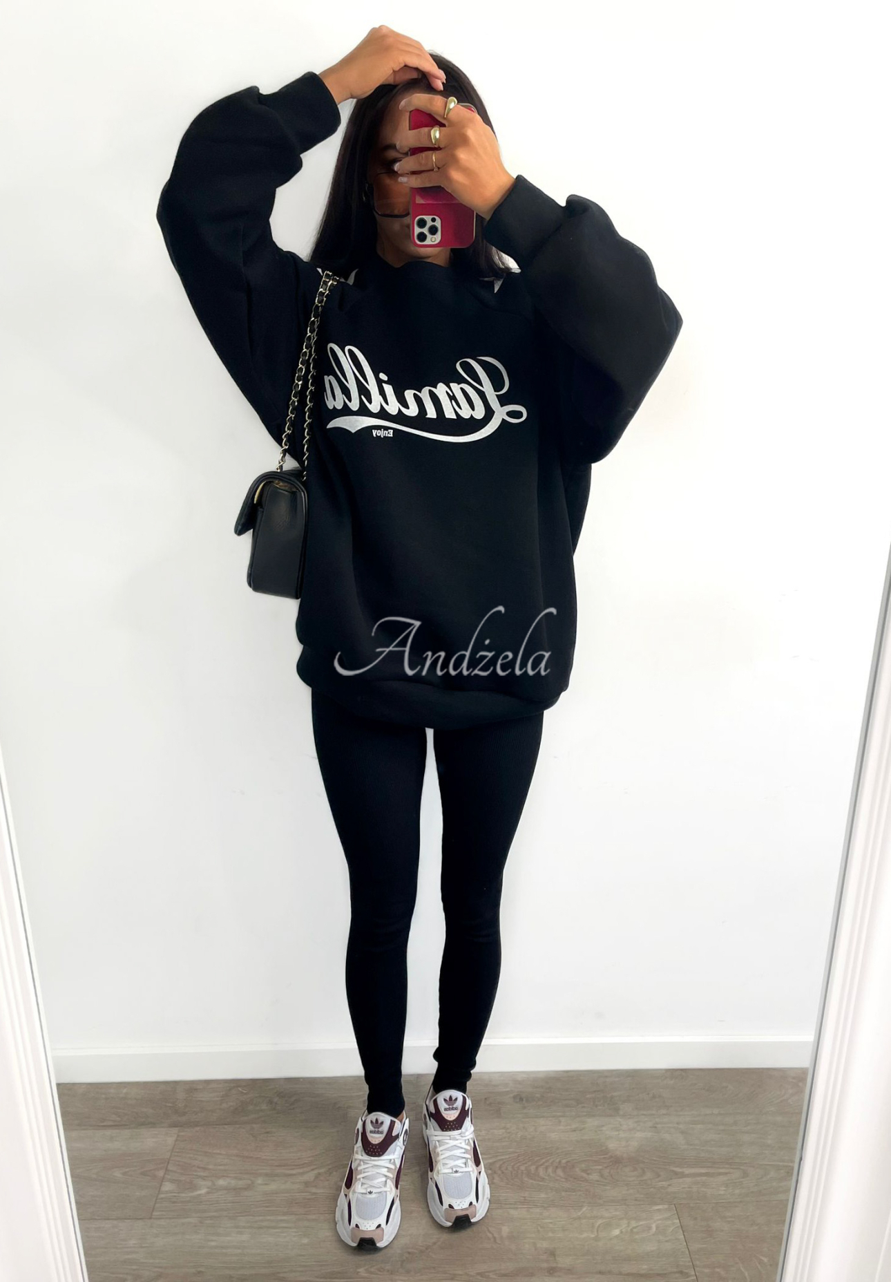 Sweatshirt mit Print La Milla Enjoy Schwarz