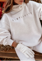 Sweat Set Simplicity Beige Melange