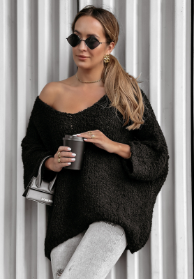 Oversize Pullover Cloudlike Schwarz