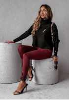 Pullover Rollkragenpullover Mavella Black