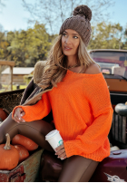 Krótki Pullover Feel Orange
