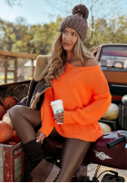 Krótki Pullover Feel Orange