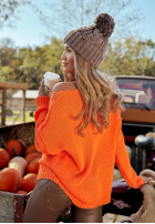 Krótki Pullover Feel Orange