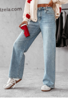 Hose Jeans straight Minimalist Mastery Hellblau