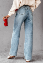 Hose Jeans straight Minimalist Mastery Hellblau