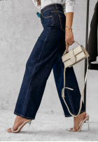 Hose Jeans wide leg Sky Is The Limit Dunkelblau