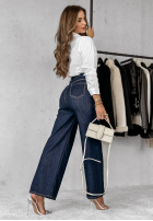 Hose Jeans wide leg Sky Is The Limit Dunkelblau