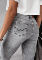 Hose Jeans dzwony About Life Grau