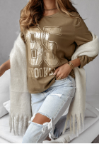 Bluse z nadrukiem Brooklyn 85 Camel