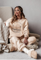 Sweat Set z haftem Pumpkins Beige