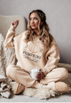 Sweat Set z haftem Pumpkins Beige