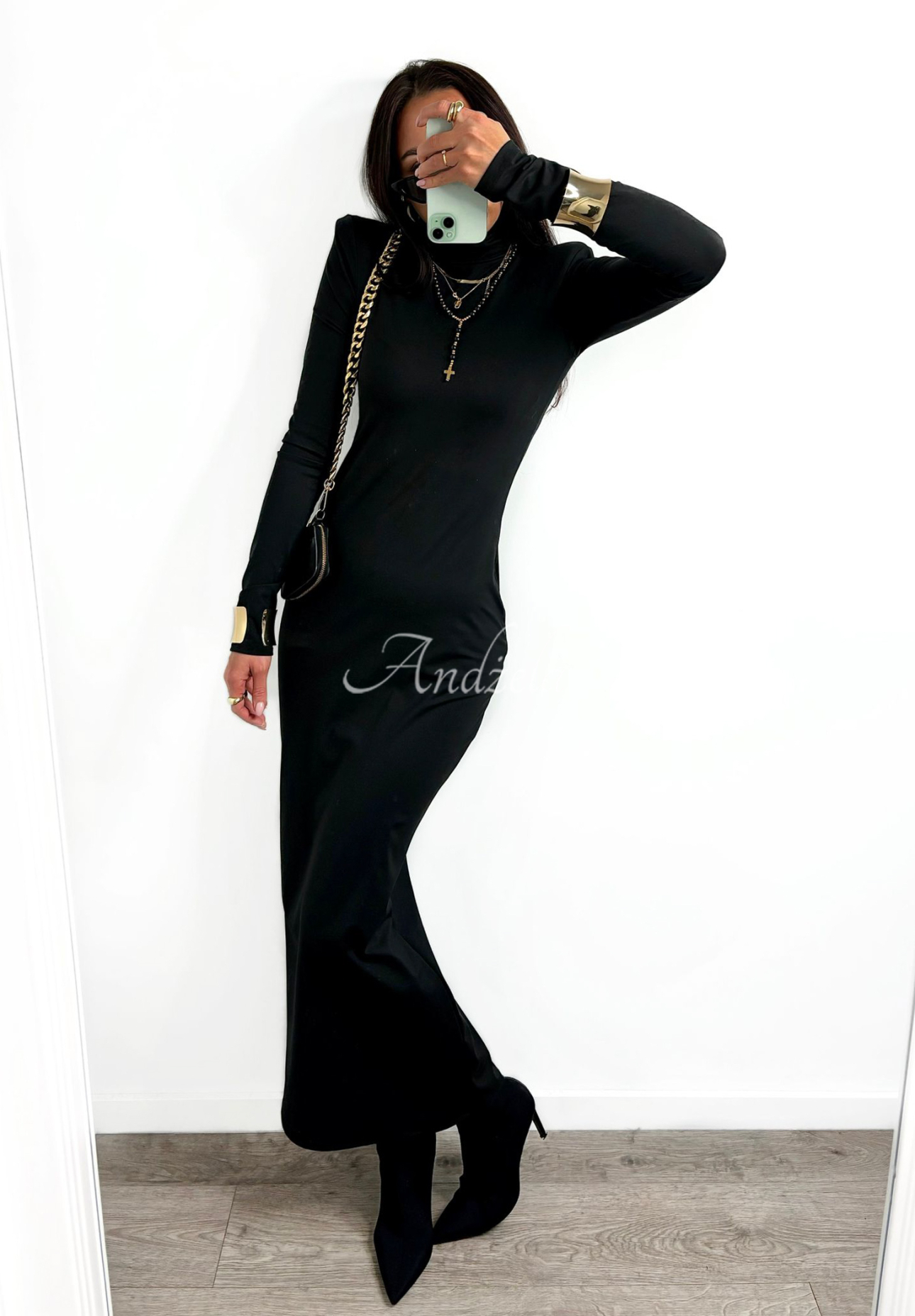 Maxikleid La Milla Just Me And You Schwarz