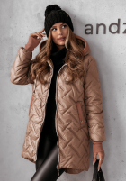 Pikowana Jacke z kapturem It Is Becoming Beige