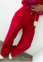 Eleganckie Hose wide leg La Milla Avenue Rot