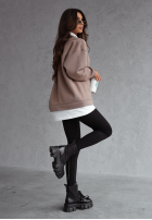 Sweatshirt oversize All Day Long Beige