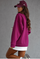 Sweatshirt oversize All Day Long Fuchsia