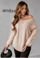 Leicht Pullover Imagine Is Real Beige