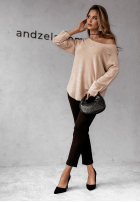 Leicht Pullover Imagine Is Real Beige