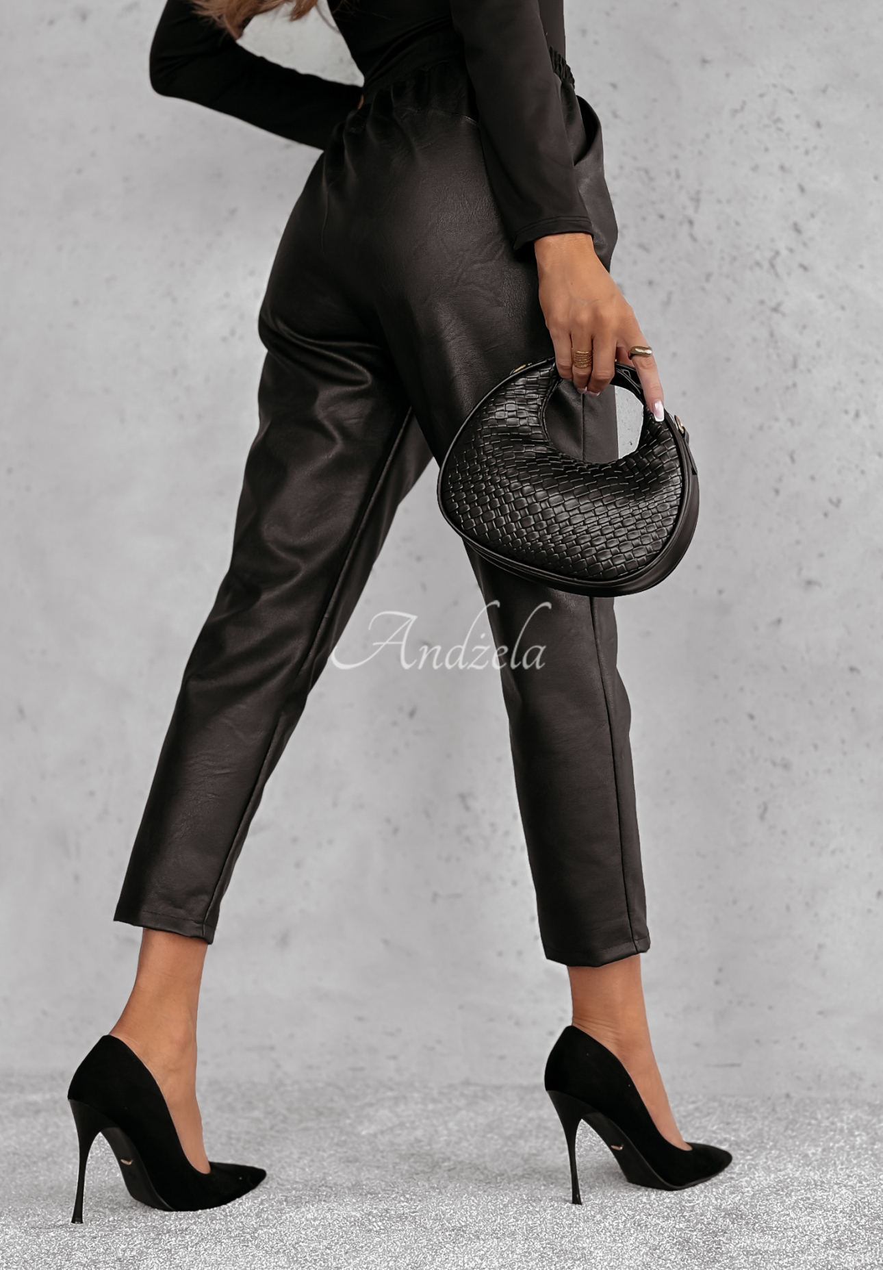 Gewachste Hose Ackerley Schwarz