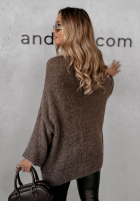 Pullover oversize Gentle Cuddle Schokoladenbraun