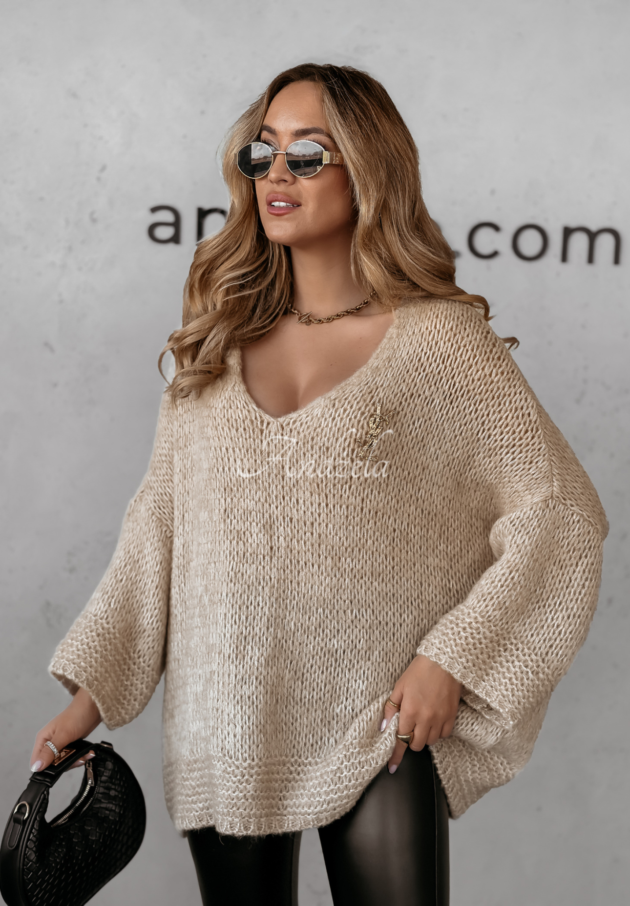 Oversize Pullover Gentle Cuddle Beige