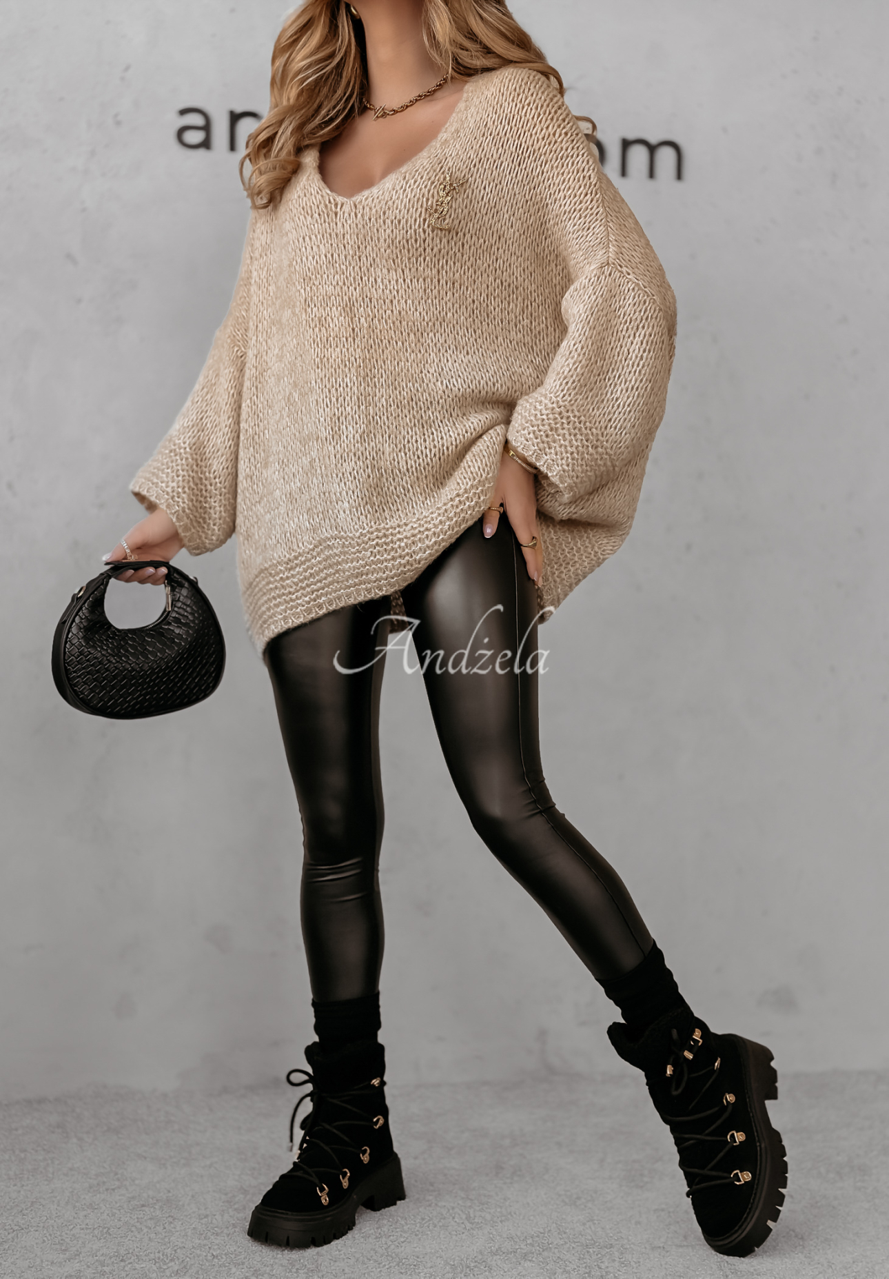 Oversize Pullover Gentle Cuddle Beige