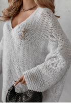 Pullover oversize Gentle Cuddle Grau