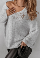 Pullover oversize Gentle Cuddle Grau