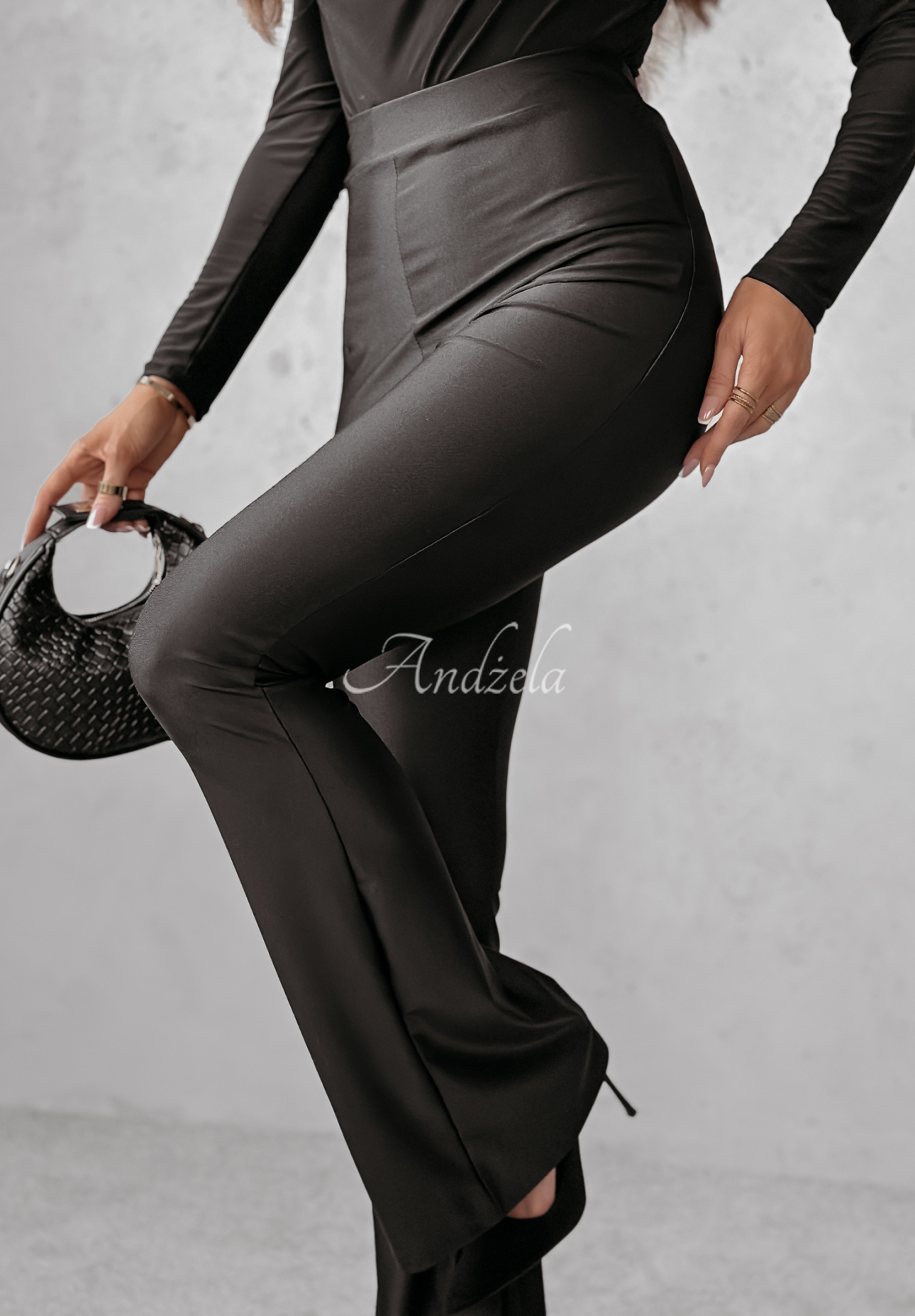 Ausgestellte Leggings Aramisse Schwarz