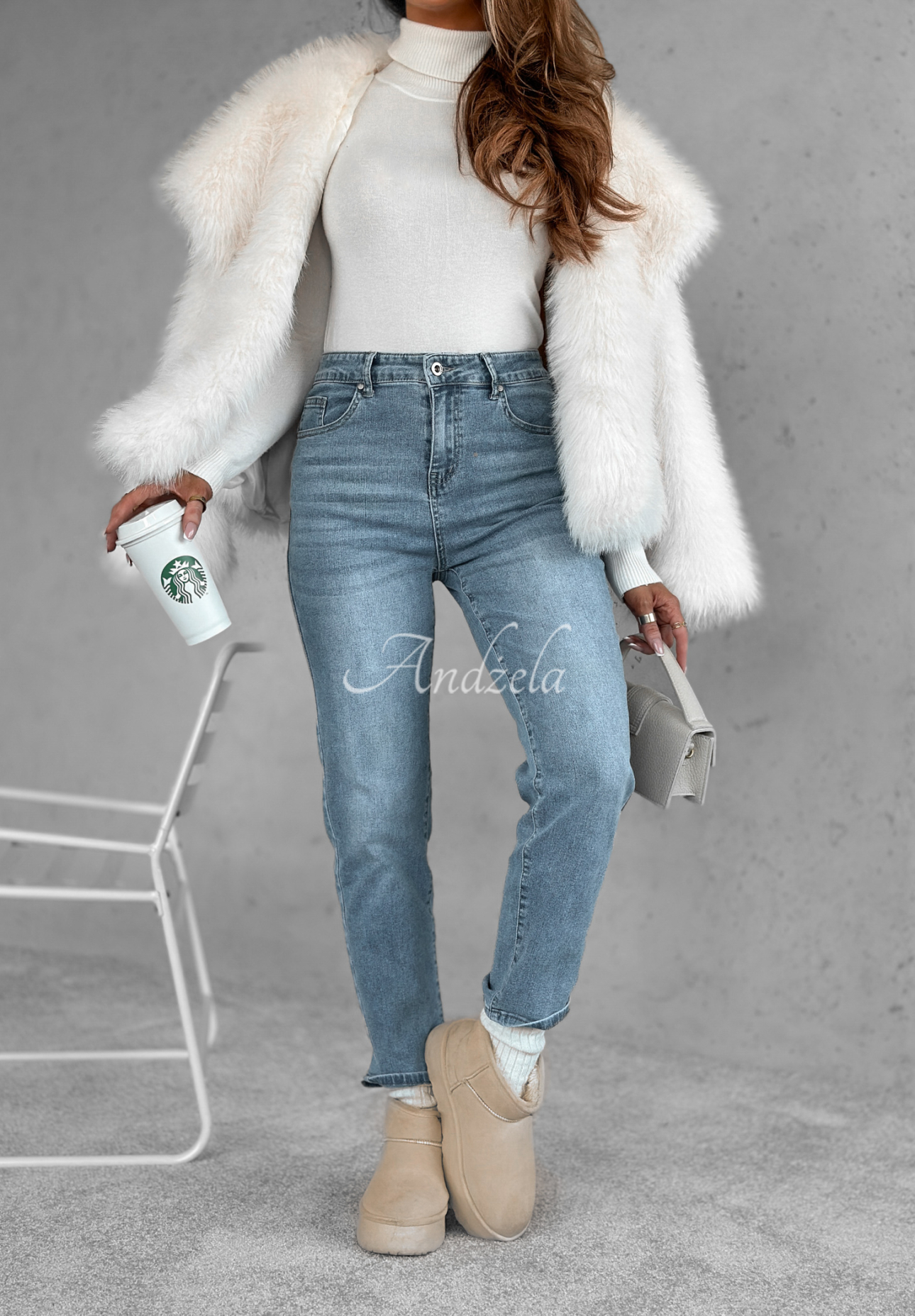 Own Yourself blue denim pants