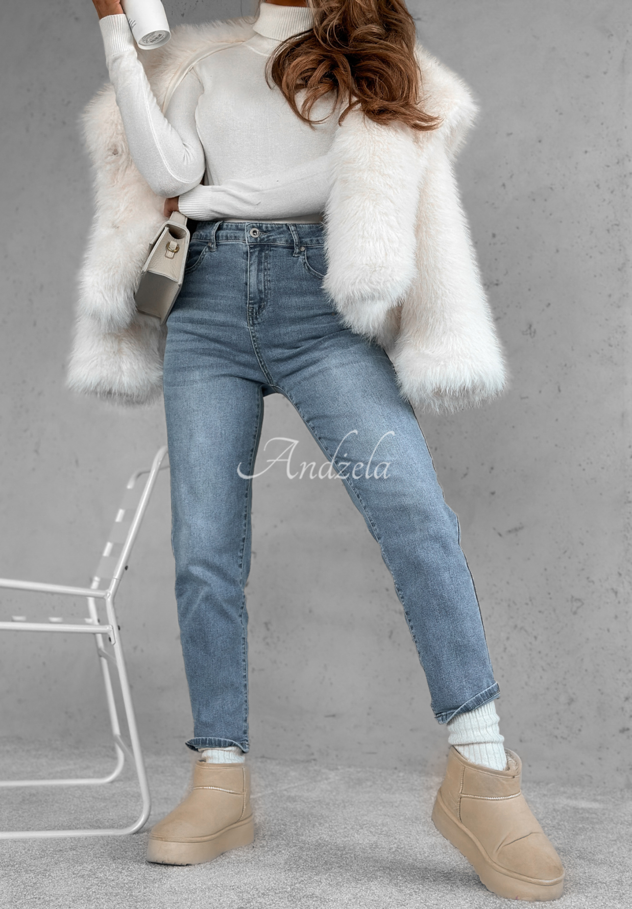 Own Yourself blue denim pants