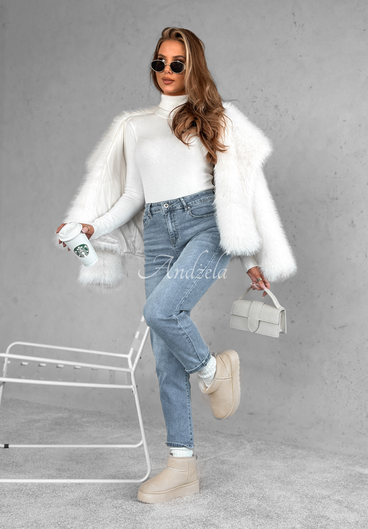 Own Yourself blue denim pants