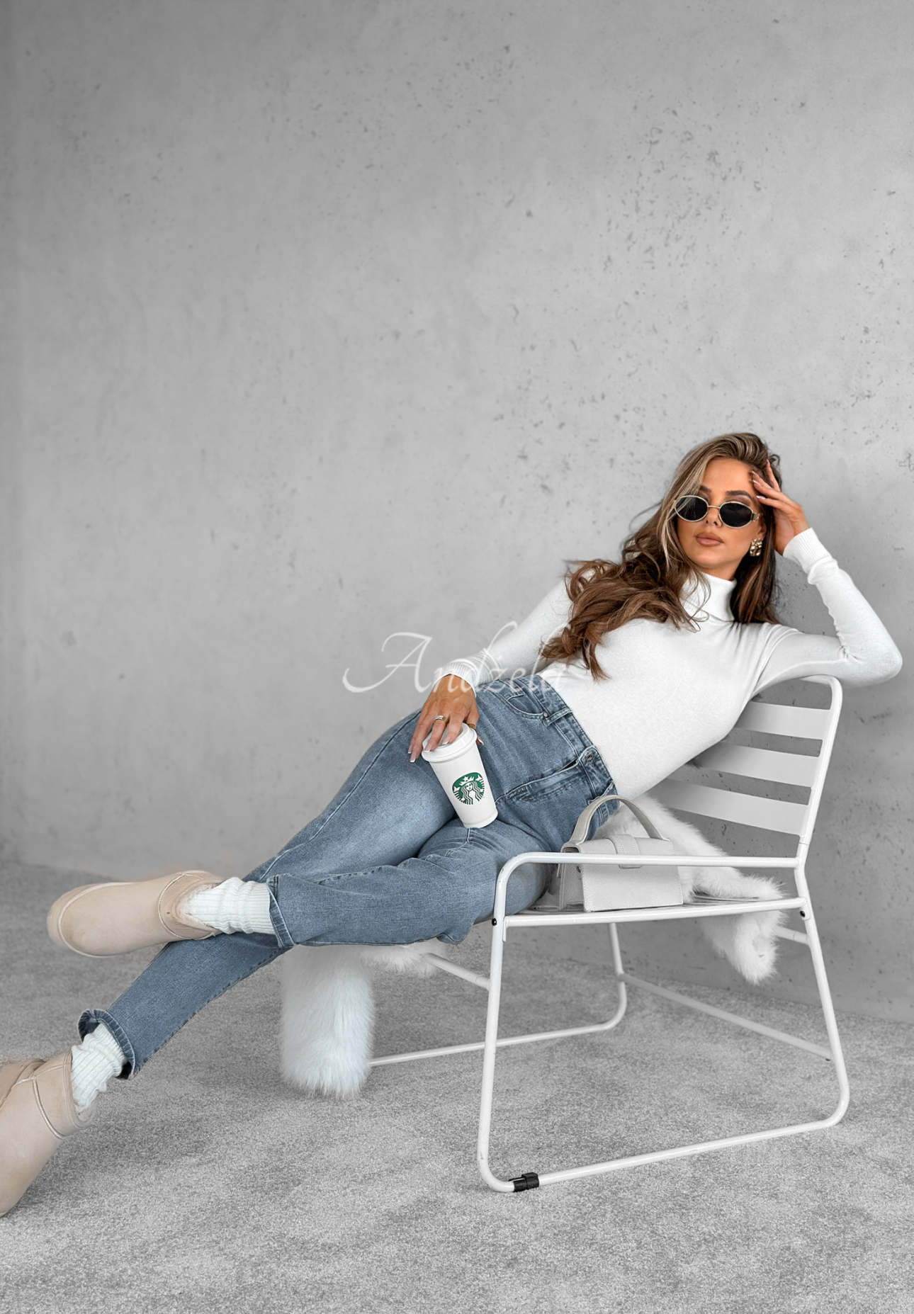 Own Yourself blue denim pants