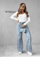 Hose Jeans wide leg Except Me Blau