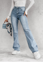 Ausgestellte Jeans Feeling Adorable Blau