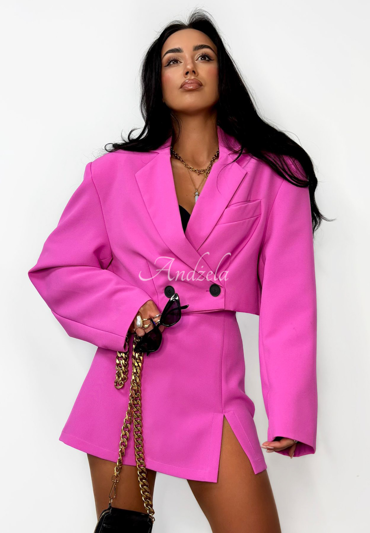 Kurzer Blazer La Milla Chic Charisma Rosa