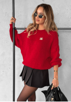 Pullover oversize Amari Rot